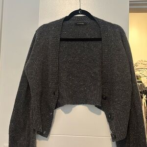 Elyse Walker cropped cashmere cardigan